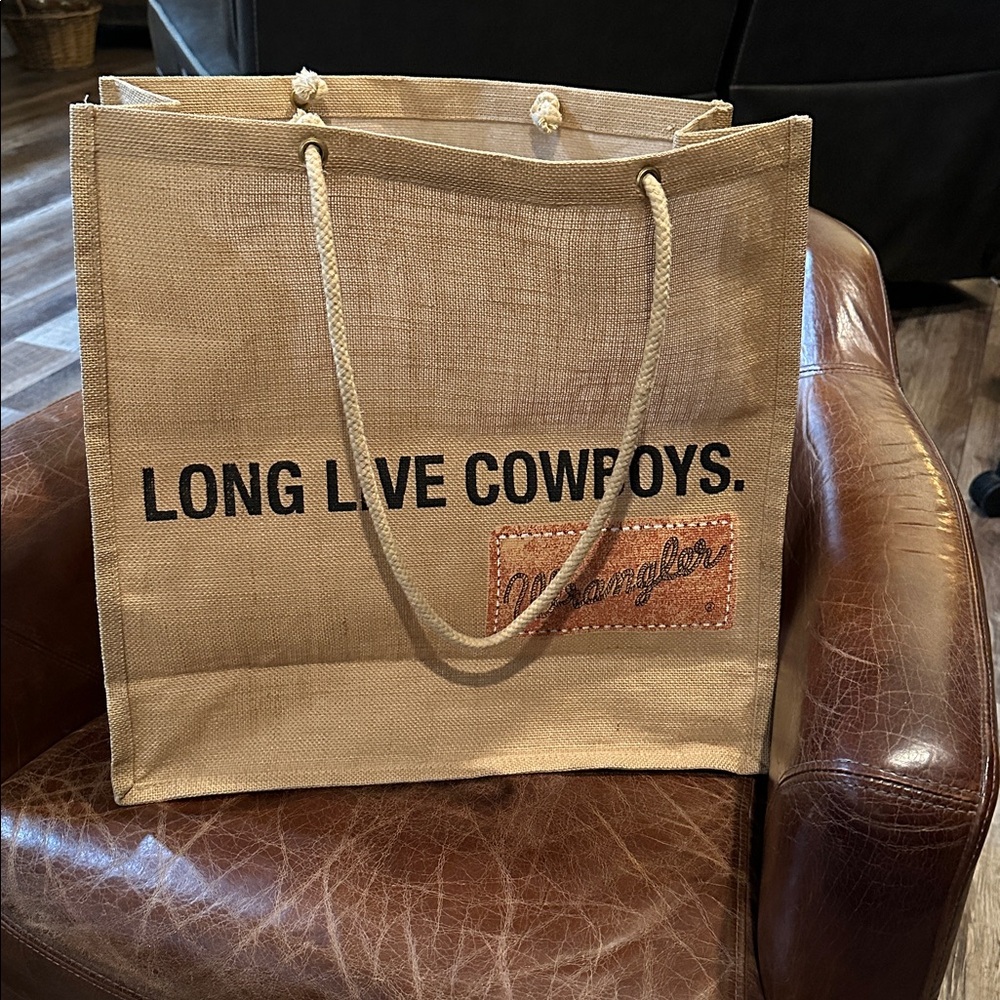 NWOT Wrangler Long Live Cowboys Tote